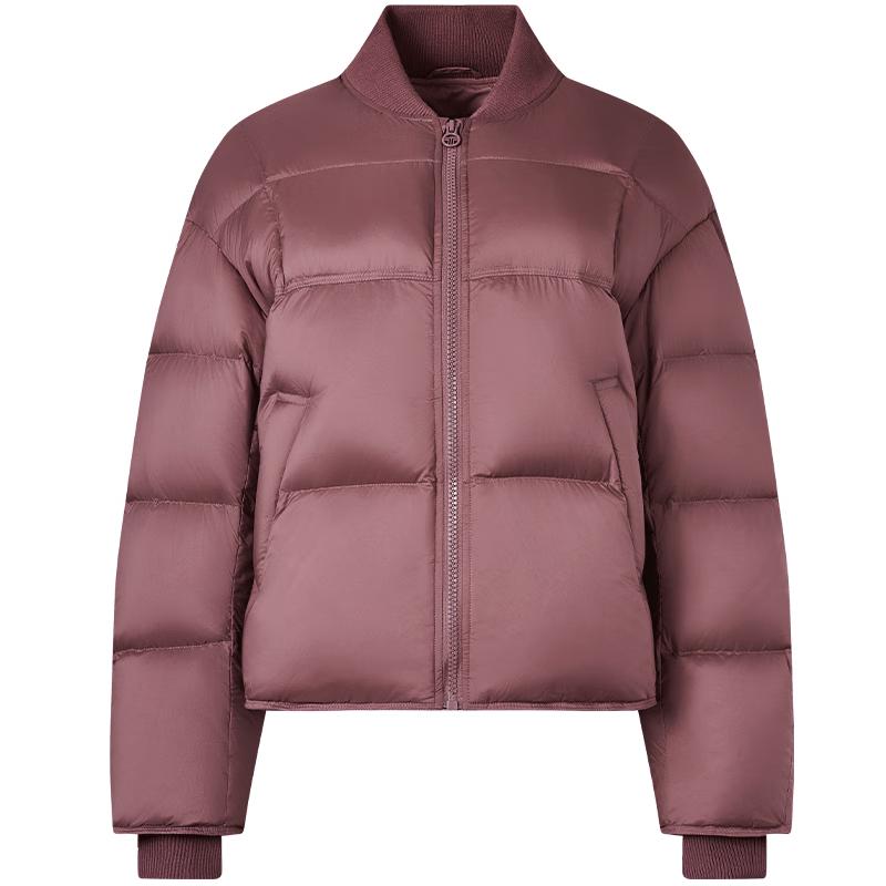 

Tanboer Women s Petite Loose Fit Down Jacket with Baseball Collar L