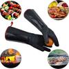 Oil Resistant Heat Resistant Gloves Waterproof Oven Mitts Easy to Clean BBQ Gloves  Kitchen