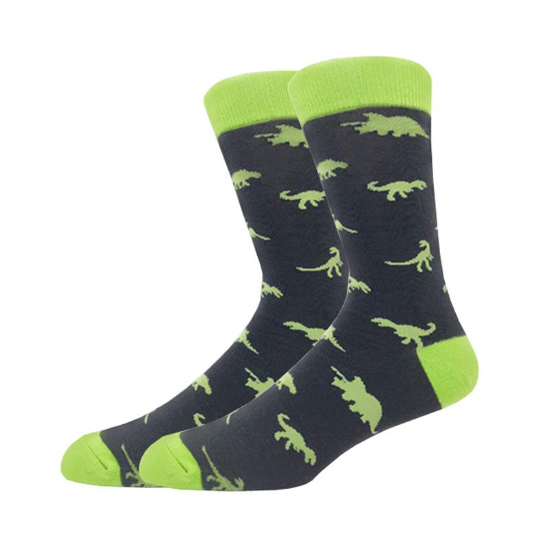 Modă Bărbați Toamnă Iarnă Șosete Skateboard Fericit Creativ Pinguin delfin rechin koala Șosete Noutate Echipaj Amuzant Șosete Bărbătești