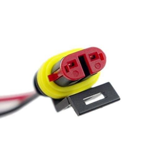 2 Pin Way Car Waterproof Wire Connector Plug Auto Telegraph Connector AWG Terminal Pack of 5