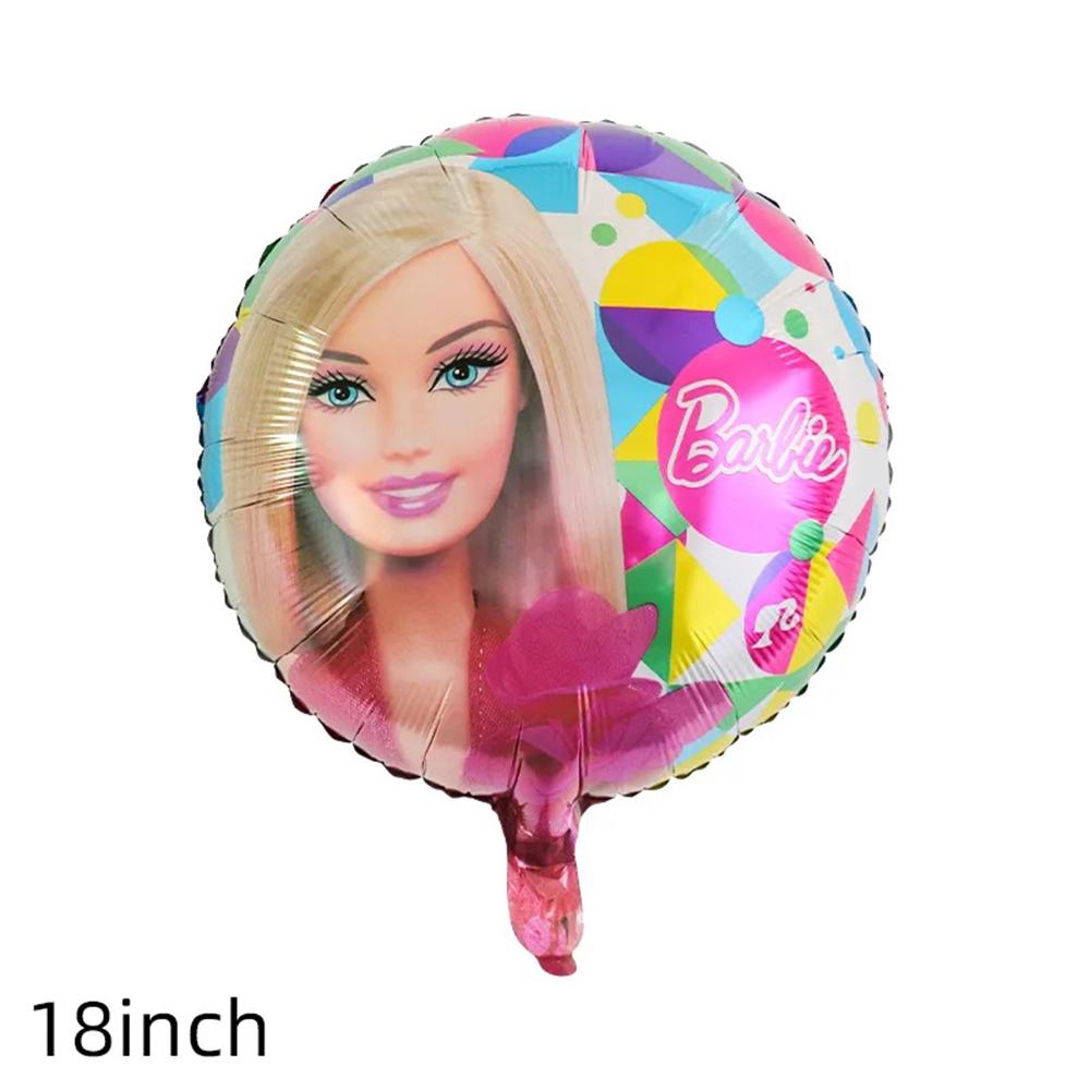 10ks Sada balónků Barbie Růžové balónky pro holky pro dekorace s tématem princezny