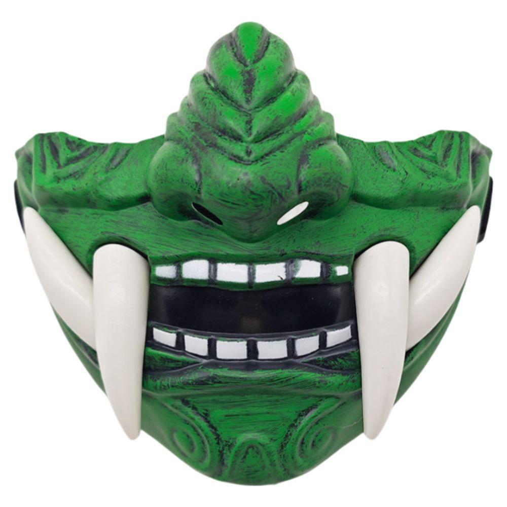 Realistic 3D Japanese Samurai Mask Lightweight Fang Mask Clothing Accessories