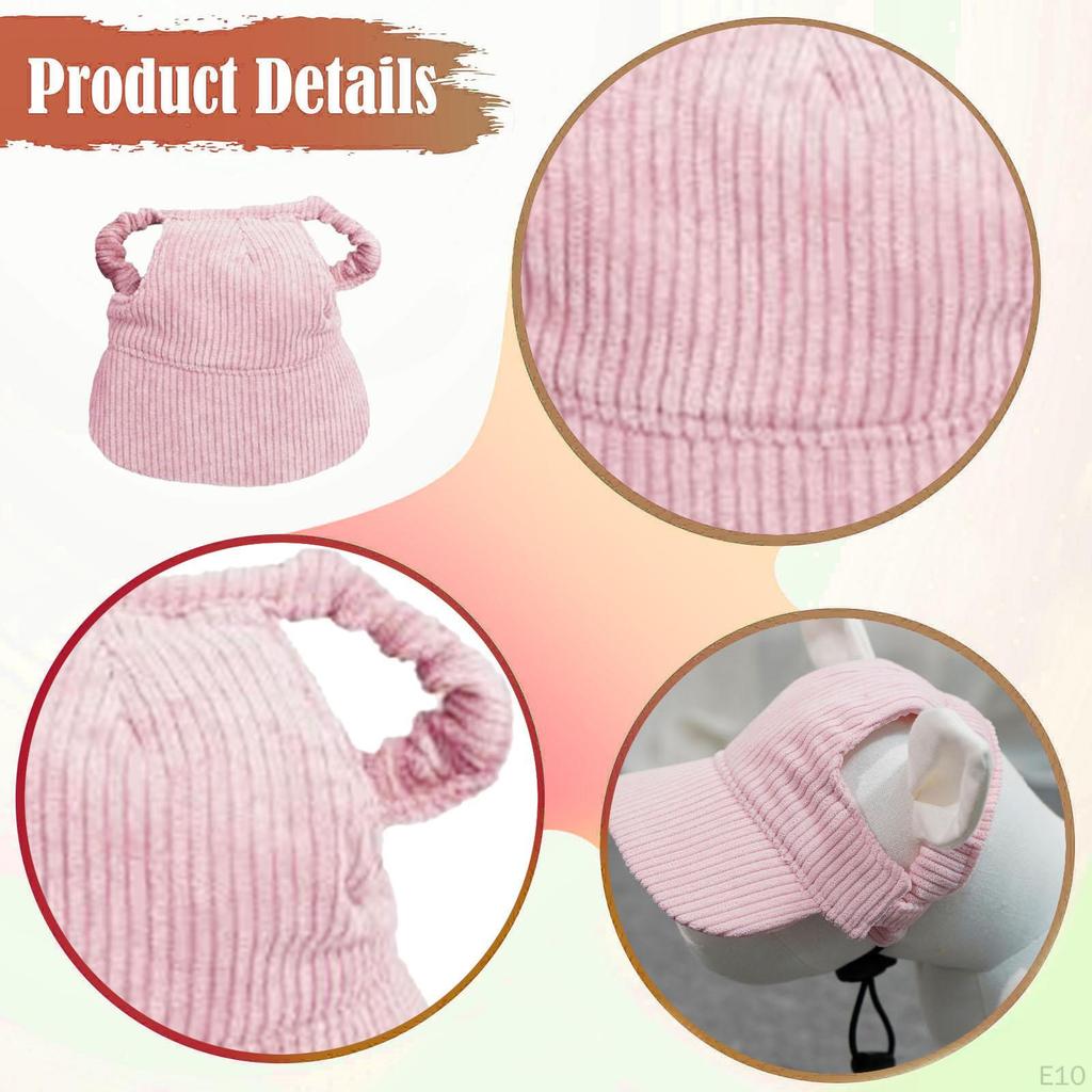 Dog Baseball Adjustable, Comfortable, with Ear Holes, Outdoor Sun Protection Supplies