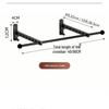 Wall-Mounted Folding Clothes Hanger for Indoor/Balcony/Bathroom