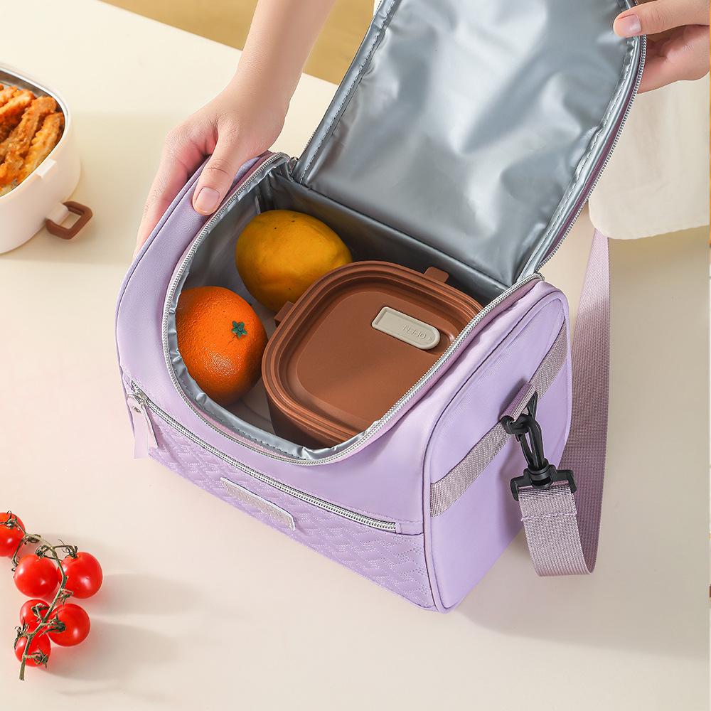 Stylish Insulated Lunch Bag for Office Workers, Bento or Breakfast Carry Bag