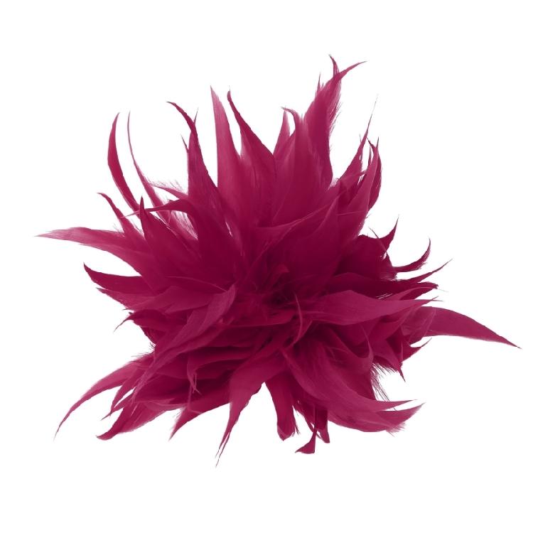 Spilla Fiore di Piuma per Celebrazione Banchetto Bomboniera Corsage Floreale & Spilla
