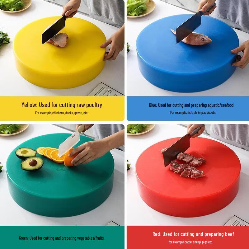 JingJingRS Commercial Anti-Mold Round PE Cutting Board