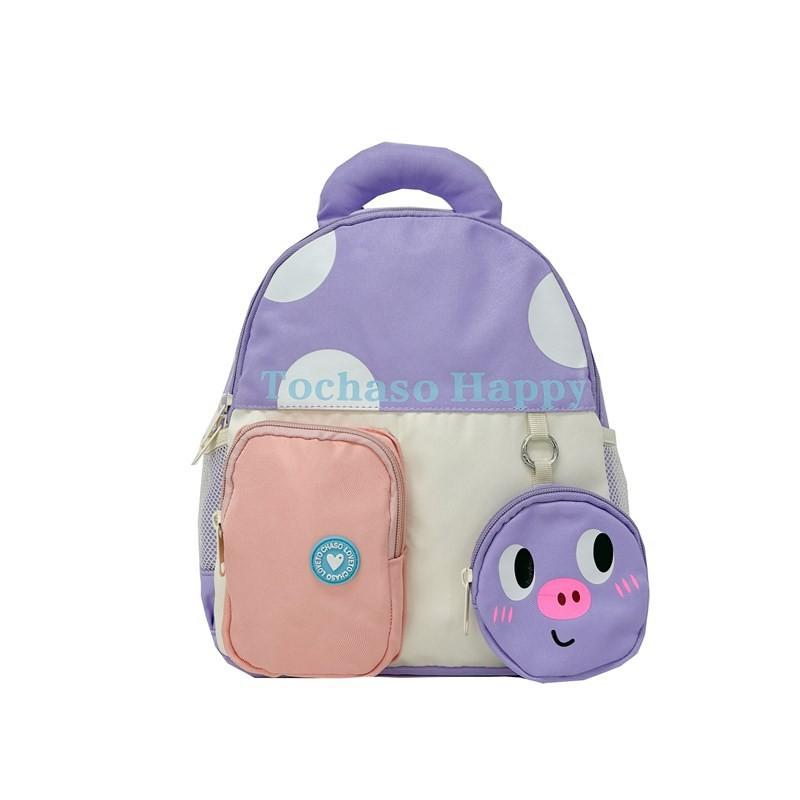 Trendy Korean Style School Children Backpack Large Capacity Minimalist Design