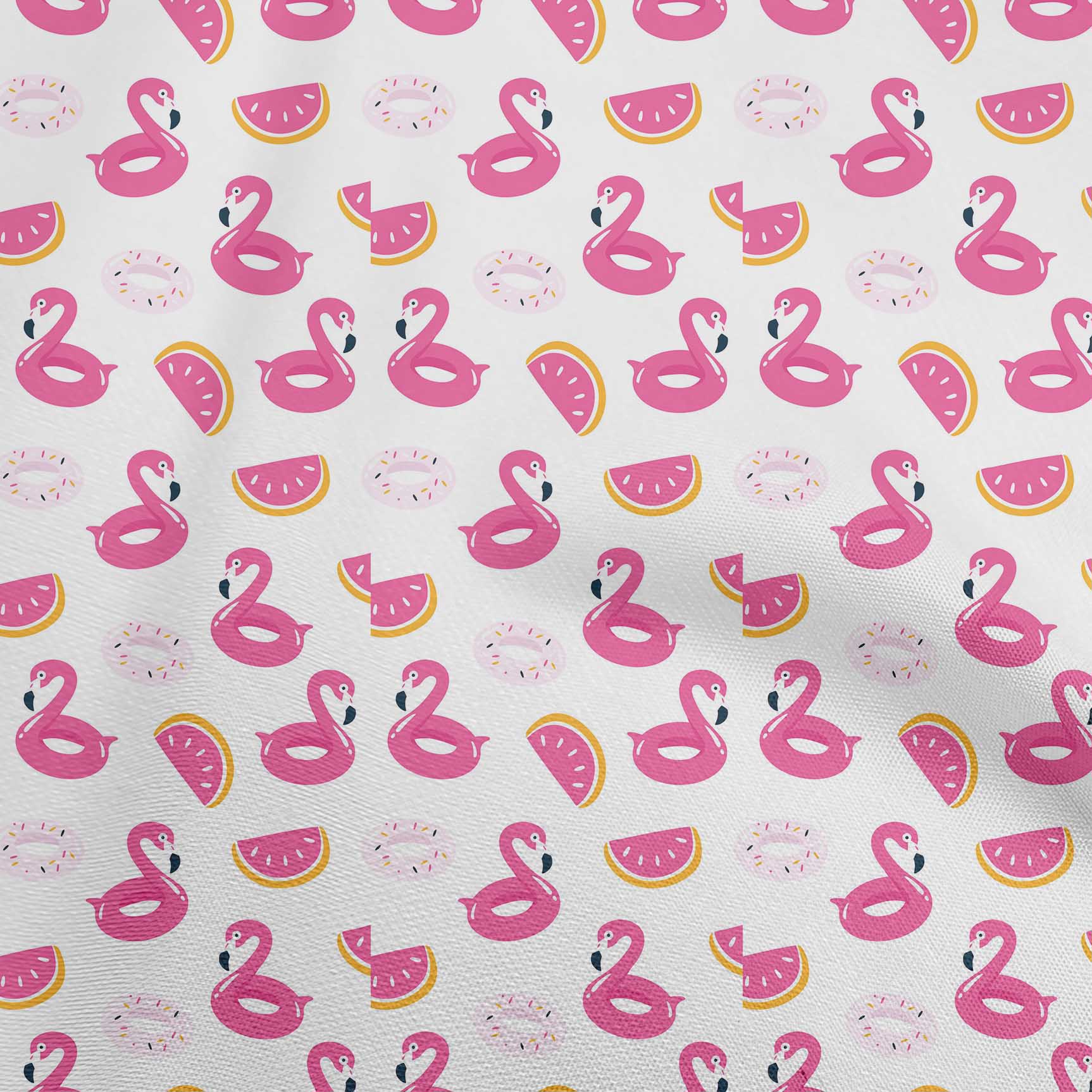 

OneOone Cotton Flex Arctic Blue Fabric Donut Pattern Одяг своїми руками Тканина для стьобання Тканина з принтом 40 дюймів 42 Inch Wide - Viscose Chiffon рожевий