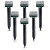 6 Pcs Solar Powered Snake Repellent For Outdoors,ultrasonic Snake Repellent,solar Snake Repellent For Outdoors,electronic Snake Repeller For Yard-113t