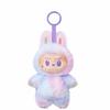 1Pc For Labubu 3 Heartbeat Macaron Enamel The Monsters Face Blind Pvc Figurine Tabletop Ornament Kawaii Doll Kid Birthday Gift Key Rings