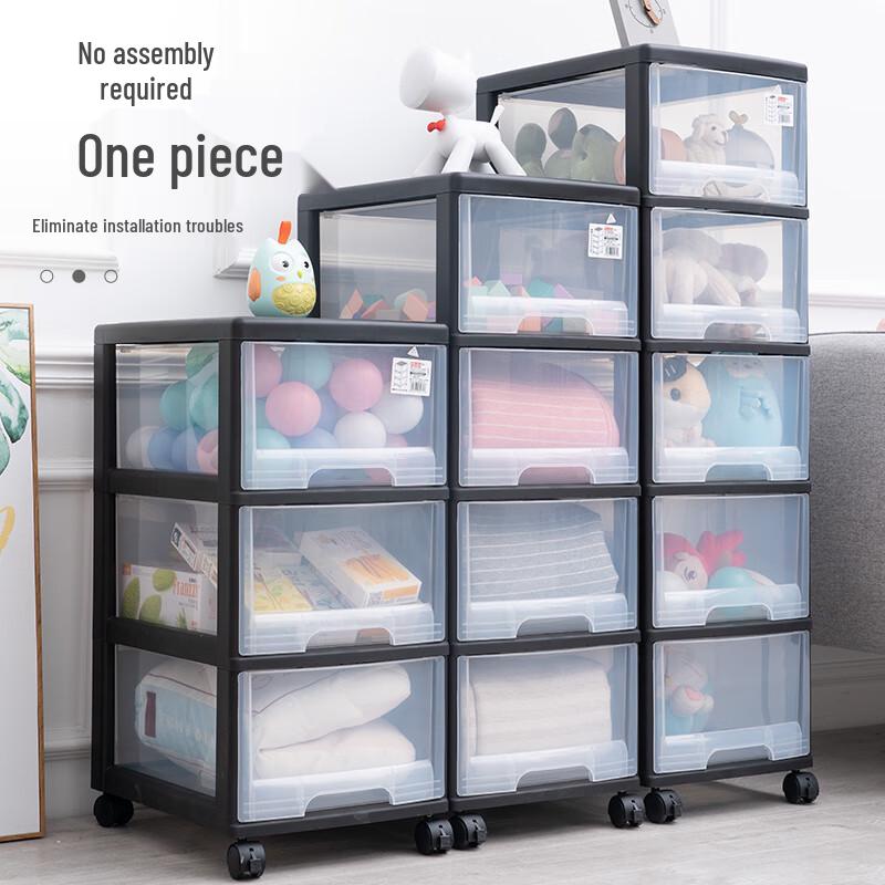 JEKO&JEKO 3-Tier Drawer Storage Cabinet