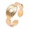 6pcs/lot Gold Plated Stainless Steel Base Rings Settings DIY Blank Knuckle Rings for Women Jewelry Charms Never Fade Wholesale