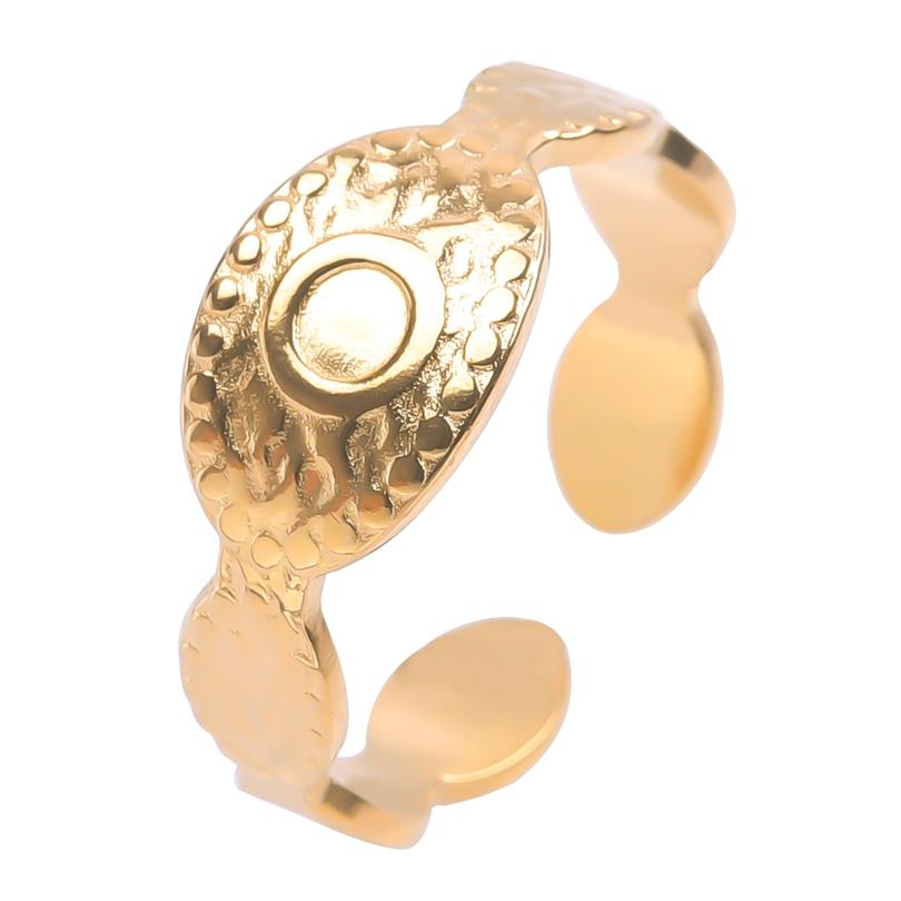 

6 шт./лот Позолоченная нержавеющая сталь Основы для колец Настройки Кольца-костяшки для DIY Женские украшения Шармы Никогда не тускнеют Оптовая продажа 17mm