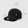 Middle-Aged Autumn Winter Hat Men's Velvet Thick Cap Outdoor Warm Cold-Proof Baseball Cap