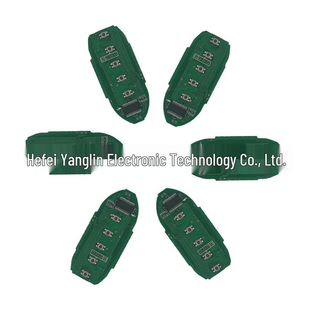 Compatible with 19 Teana Smart Board: 4+1 Button with Light, 433 4A Chip