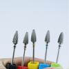 Ceramic Milling Cutter Manicure Nail Drill Bits Electric Nail Files Pink Blue Grinding Bits Mills Cutter Burr Accessories
