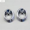 Chrome Front Rear Fog Lamp Light Ring Eyebrow Eyelid Molding Cover Trim For Honda Civic 2016 2017 Car Accessories Exterior Kit