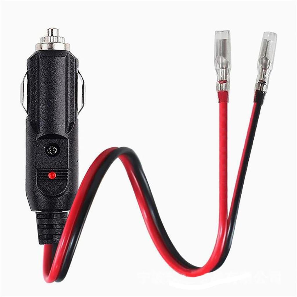 ALLVD Replacement Car /24V Cigarette Lighter Plug and Lead Wire and Wiring Single Head