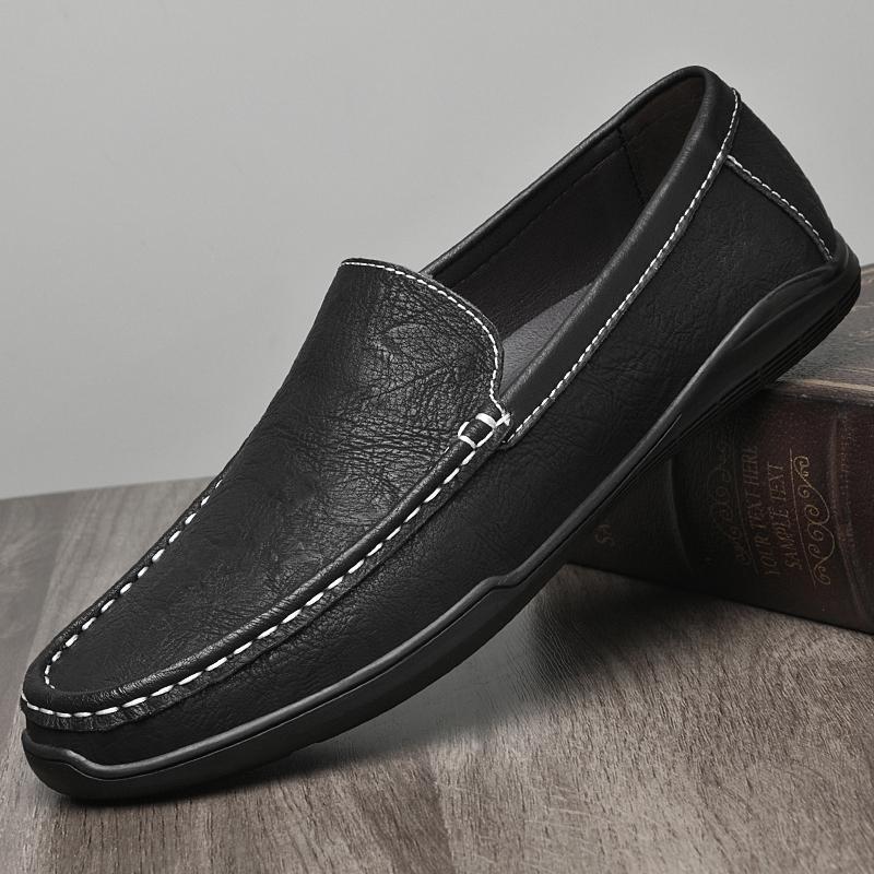 Genuine Leather Shoes Men Loafers Comfortable Casual Shoes Men Flats Moccasins Men Footwear