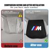 Suede Car Seat Headrest Anti-fouling Cover Protector Covers Auto Decoration Accessories For BMW M F10 F20 F30 F40 F15 F25 F26