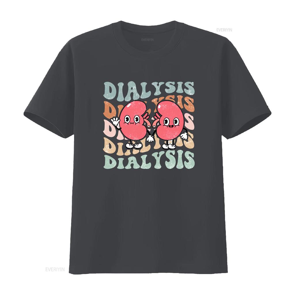 Dialysis Crew T Shirt Technicians Nephrology Nurse Tech Squad For Vintage Comfortable Fashion Top For Everyday Wear