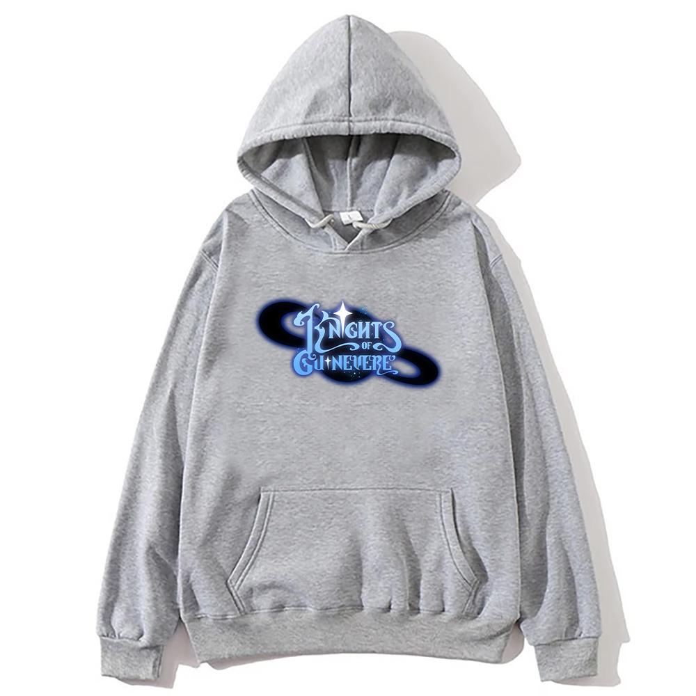 Casual Hoodies Knights of Guinevere Thriller Cartoon Print Clothes Long Sleeve Loose Women Men Outerwear Coat Top Streetwear