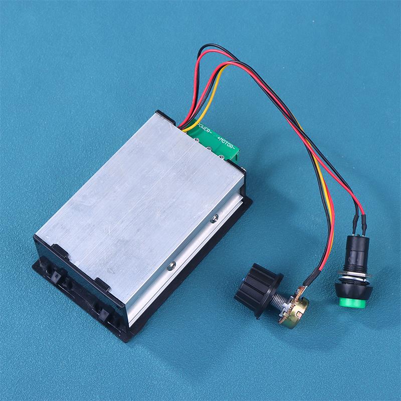DC 6-60V 6V 12V 24V 48V 30A Digitalanzeige PWM DC-Motor Drehzahlregler Regler Motor Drehzahlregler mit Start-Stopp-Schalter