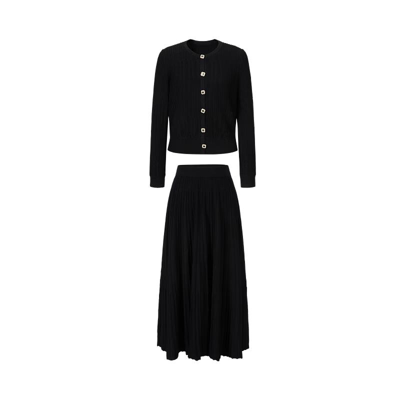 JUZI Anna-Ko Vintage Cable Knit Sweater Dress Set