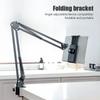 180° Adjustable Long Arm Metal Holder Rotatable Tablet Stand Phone Stand For iPad Pro Mini Air Xiaomi Tablet Compatible 4-12.9in