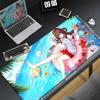 HD Genshin Impact Hu Tao Game Mousepad PC Gaming Accessories Laptop Pad Non-Slip Rubber Soft Edge locking XXL Large Keyboard Mat