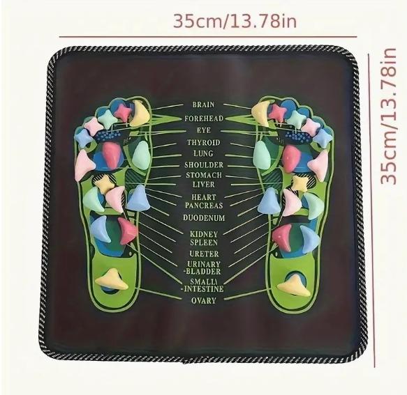 Mata Do Masażu Stóp Akupresurą Tradycyjnej Medycyny Chińskiej Bezbateryjne