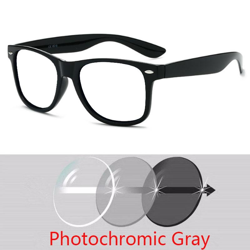 Vintage Rivets Glasses Men Women Square Prescription Eyewear 0 -0.5 -0.75 -1.0 -2.0 To -6.0