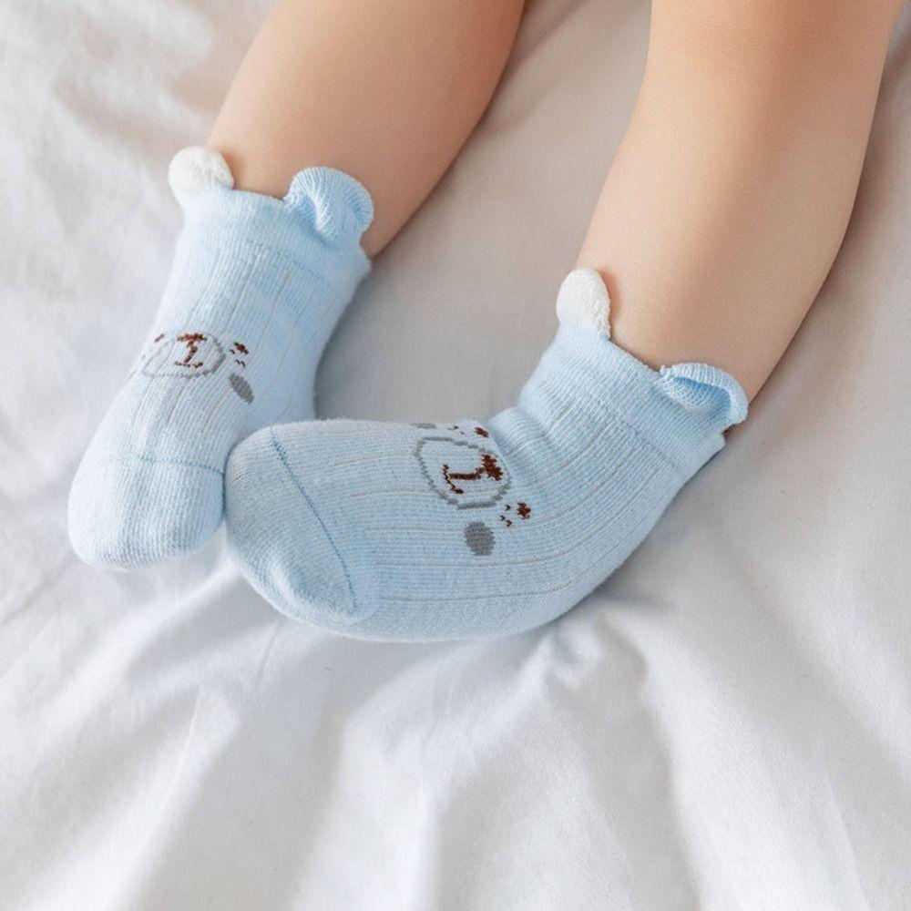8Pairs Cat Rabbit Toddle Short Tube Socks Breathable Children Cartoon Socks  Children
