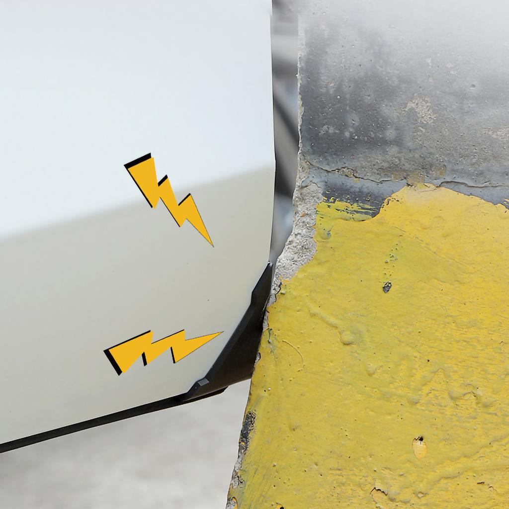 Protetor de Canto de Porta de Carro 60x50mm Anti Abertura Colisão À Prova de Arranhões Desenho Animado Tipo Universal 1