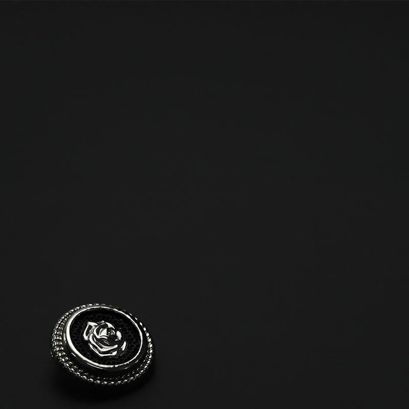 Xiaoxiang Celebrity Style Metal Button Rose Button Suit Decorative Button Tweed Jacket Coat Button