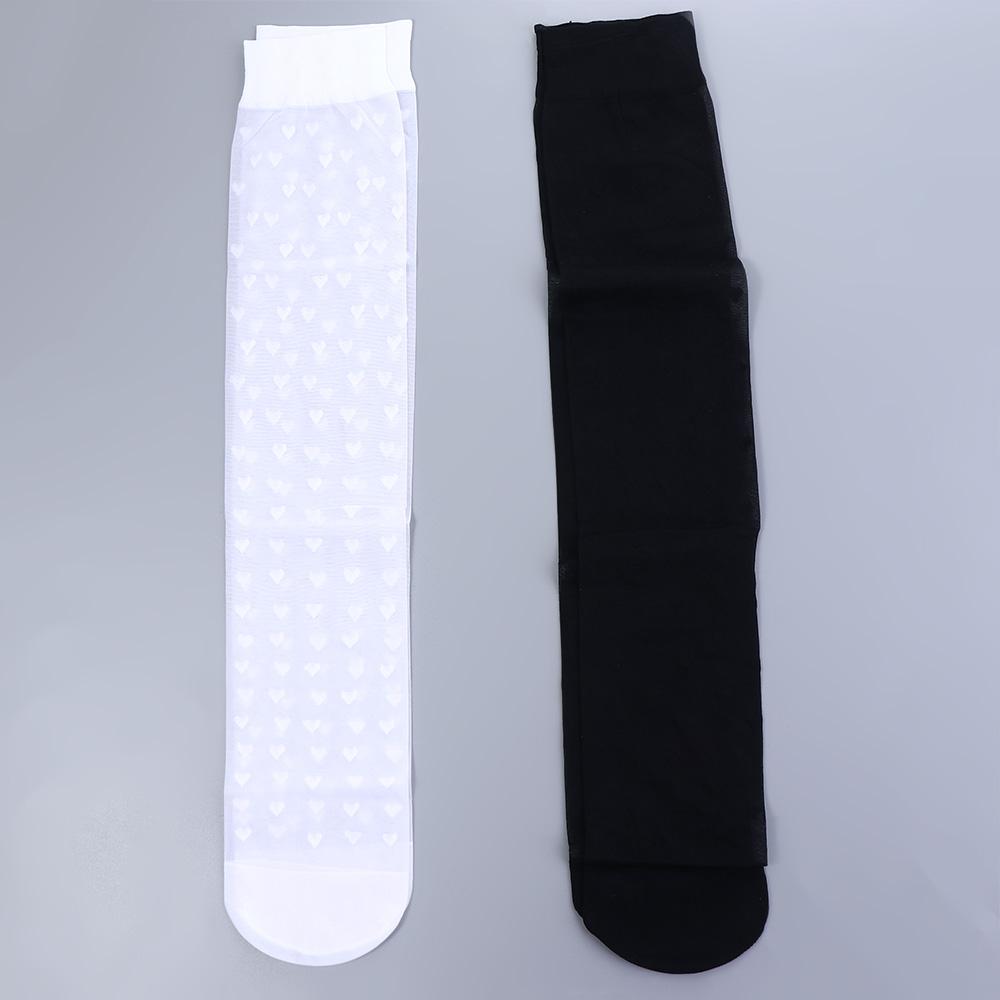 Ultra-Thin Glass Filament Long Tube Hosiery Korean Style Lolita Calf Socks Women Stockings