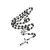Fashion Handmade Round Glass Bead Catholic Rosary Quality Bead for Cross Necklace Beads for Cross Religious Pendants Nec
