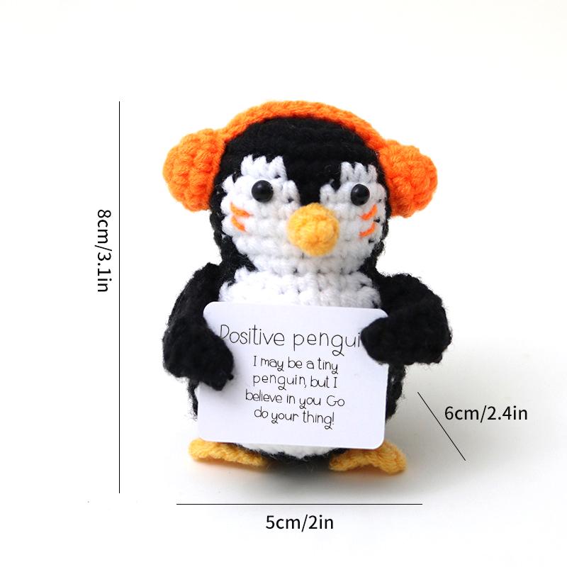 Crochet Ornament Desk Accessories Positive Potato Cucumber Doll Christmas Gifts 2025 Handmade Fruits Vegetables Desktop Ornament