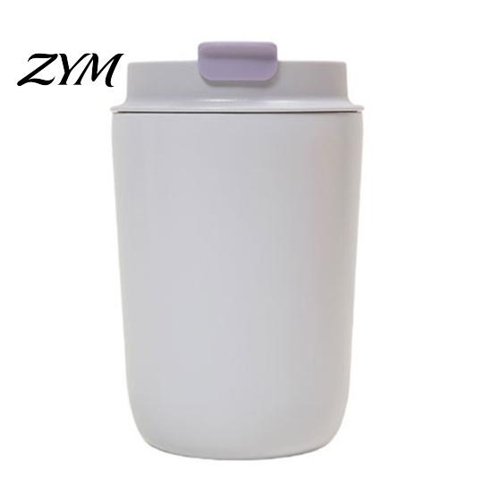 Mini Insulated Tumbler with Flip Top Lid Cup, 400ml Capacity Stainless Steel Vacuum Mug, Portable Small Coffee Mug Leak-proof Flip-top Container, for 400ML