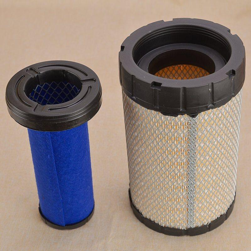 7008043 7008044 P628328 Outer Inner Air Filter Kit Fit for Bobcat Skid Steer Loader S650 S630 Compact Track Loader T630 T650