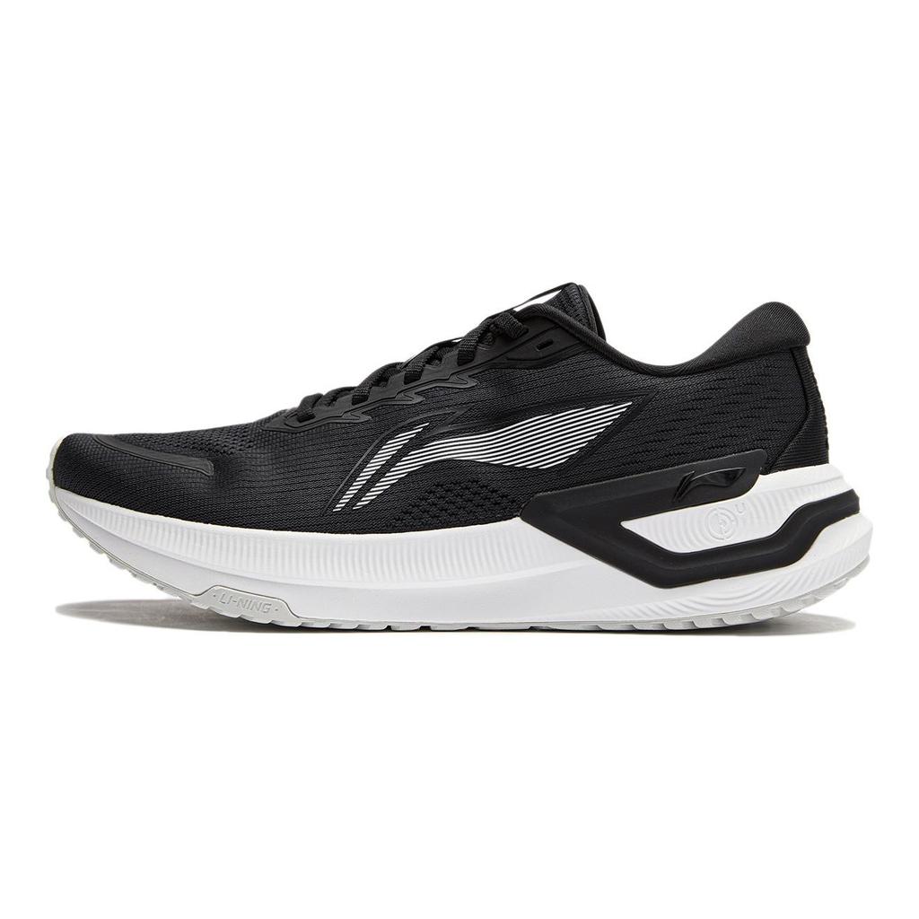 Li Ning YueYing 3.0 Cushioning Slip Resistant Support Low top HEEL LOC Casual Running Shoes Men's Black ARHU003-14
