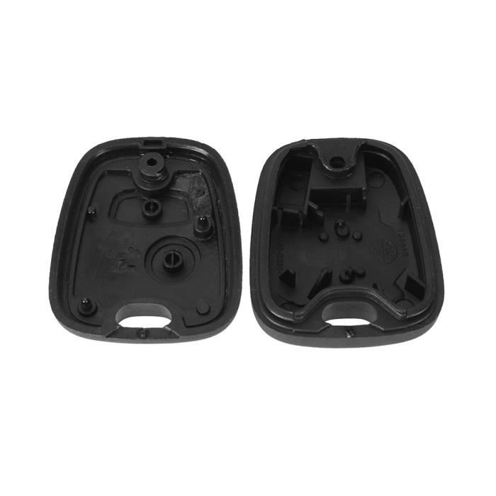 Key Shell for Peugeot 107 207 307 Citroen C1 C2 C3 - 2 Button Remote Key Fob Blade Without Groove Phonillico®