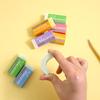 Trwałe gumki w kolorach makaroników: Niski poziom okruchów, bez śladu, idealny dla studentów i artystów