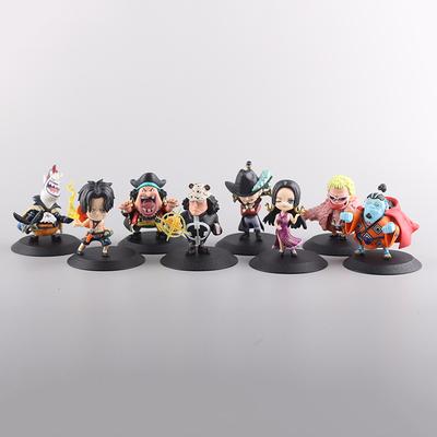 Anime One Piece Figures Model Dolls Toys Cute Luffy Oka Shichibukai Ace Boa Hancock Jinbe Collection Toys