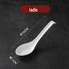 Durable Melamine Long Handle Spoon