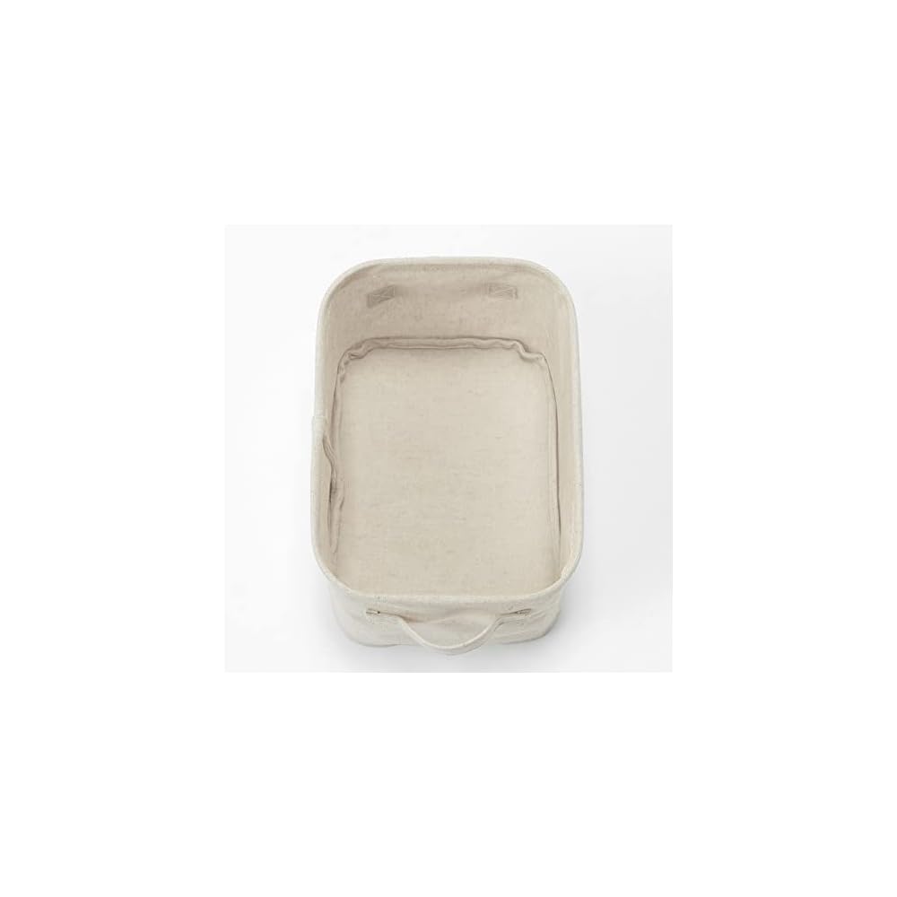 MUJI Soft Box Small, 185cm (W) X 26cm (D) X 16cm (H), Polyester Linen, Rectangular, Half Size,