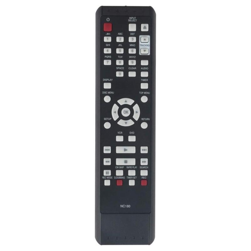 NC180UH NC180 Replacement VCR Remote Control for DVDR ZV42FX4A ZV427FX4A ZV427FX4 ZV427FX4A VCR Recorder Accessories