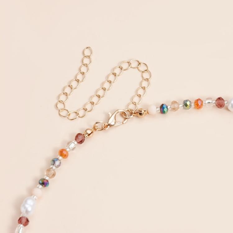 Unique Love Inspired Resin Bead Necklace Bright And Soft Tone For Stylish Layering Looks