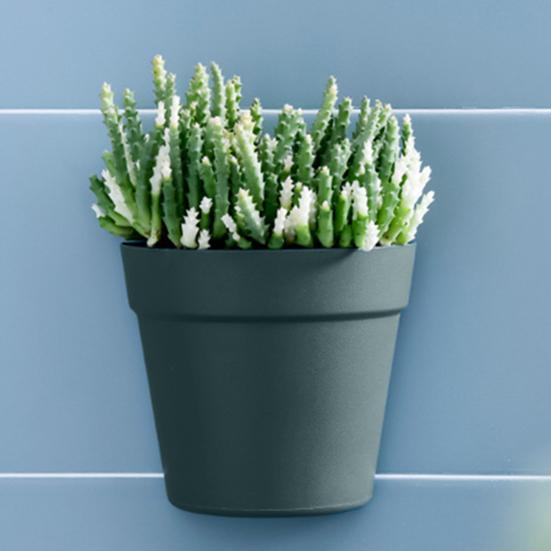 Flower Pot Simple Elegant Semicircle Wall-mounted Garden Plant Succulent Pot Gardening Supplies